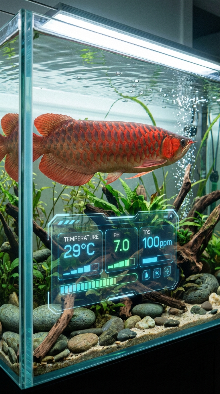 龙鱼水质参数标准：温度、PH、TDS完整建议与AI辅助管理指南