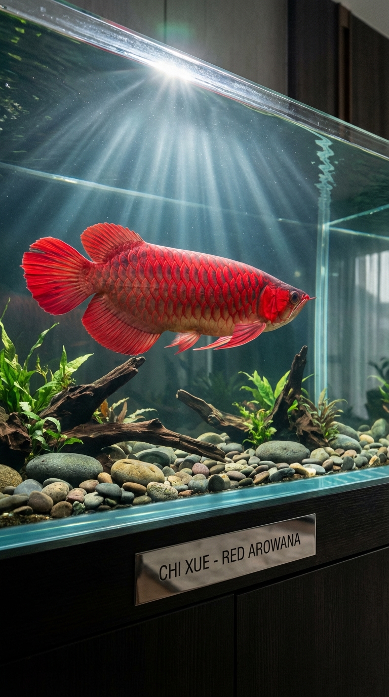 AI龙鱼通是什么？赤血红龙鱼的高端养护与AI智能诊断解析